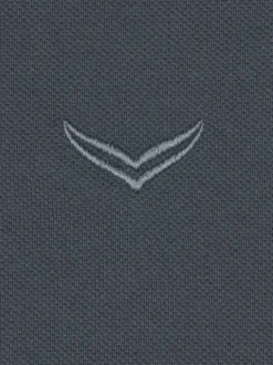 Slim Fit Poloshirt aus DELUXE-Piqué Anthrazit