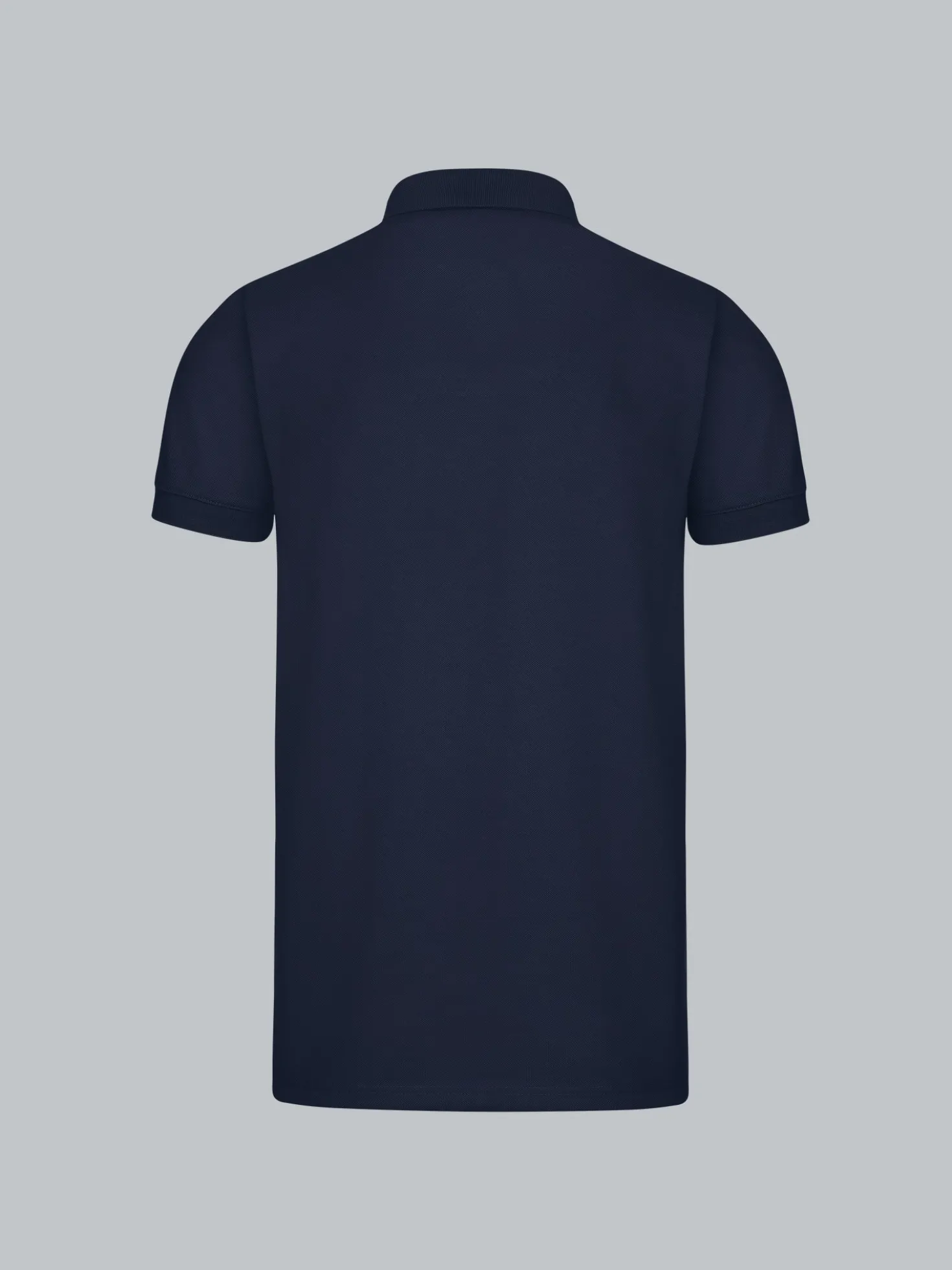 Slim Fit Poloshirt aus DELUXE-Piqué Navy