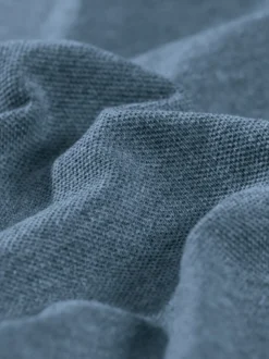 Slim Fit Poloshirt aus DELUXE-Piqué Jeans-melange