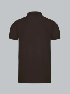 Slim Fit Poloshirt aus DELUXE-Piqué Mocca