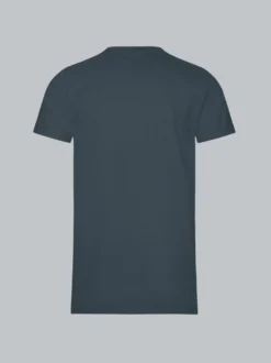 Slim Fit T-Shirt aus DELUXE Baumwolle Anthrazit