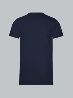 Slim Fit T-Shirt aus DELUXE Baumwolle Navy