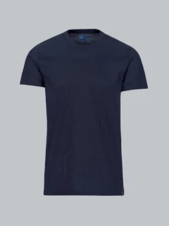 Slim Fit T-Shirt aus DELUXE Baumwolle Navy