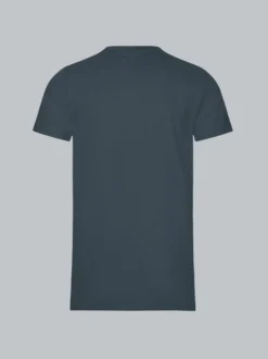 Slim Fit T-Shirt aus DELUXE Baumwolle Anthrazit