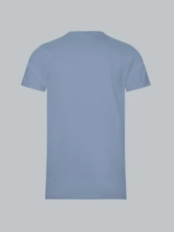 Slim Fit T-Shirt aus DELUXE Baumwolle Pearl-blue
