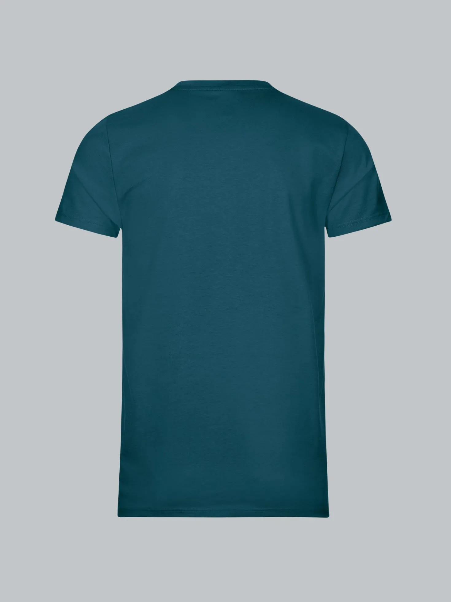 Slim Fit T-Shirt aus DELUXE Baumwolle Petrol