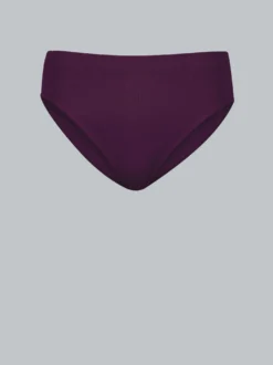 Slip aus Polyamid/Elastan Aubergine
