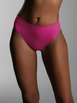 Slip aus Polyamid/Elastan Magenta