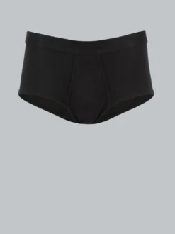 Slip Feinripp im Doppelpack Schwarz