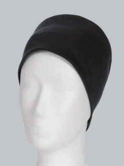 Soft-Cap aus Viskose Schwarz