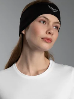 Softshell-Stirnband Schwarz