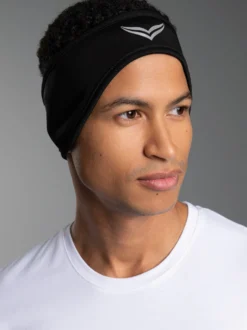 Softshell-Stirnband Schwarz