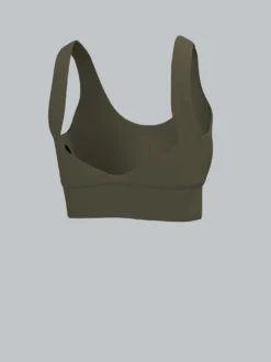 Sport BH mit reflektierender Schwinge Khaki