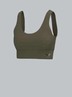 Sport BH mit reflektierender Schwinge Khaki