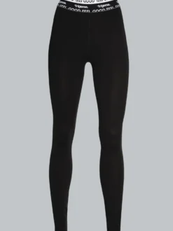 Sportleggings mit Elastikbund Schwarz
