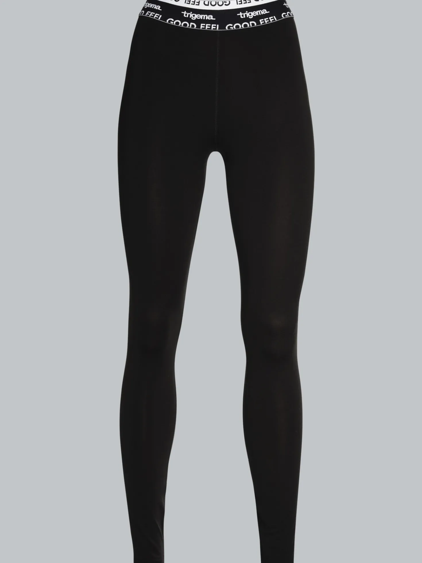 Sportleggings mit Elastikbund Schwarz