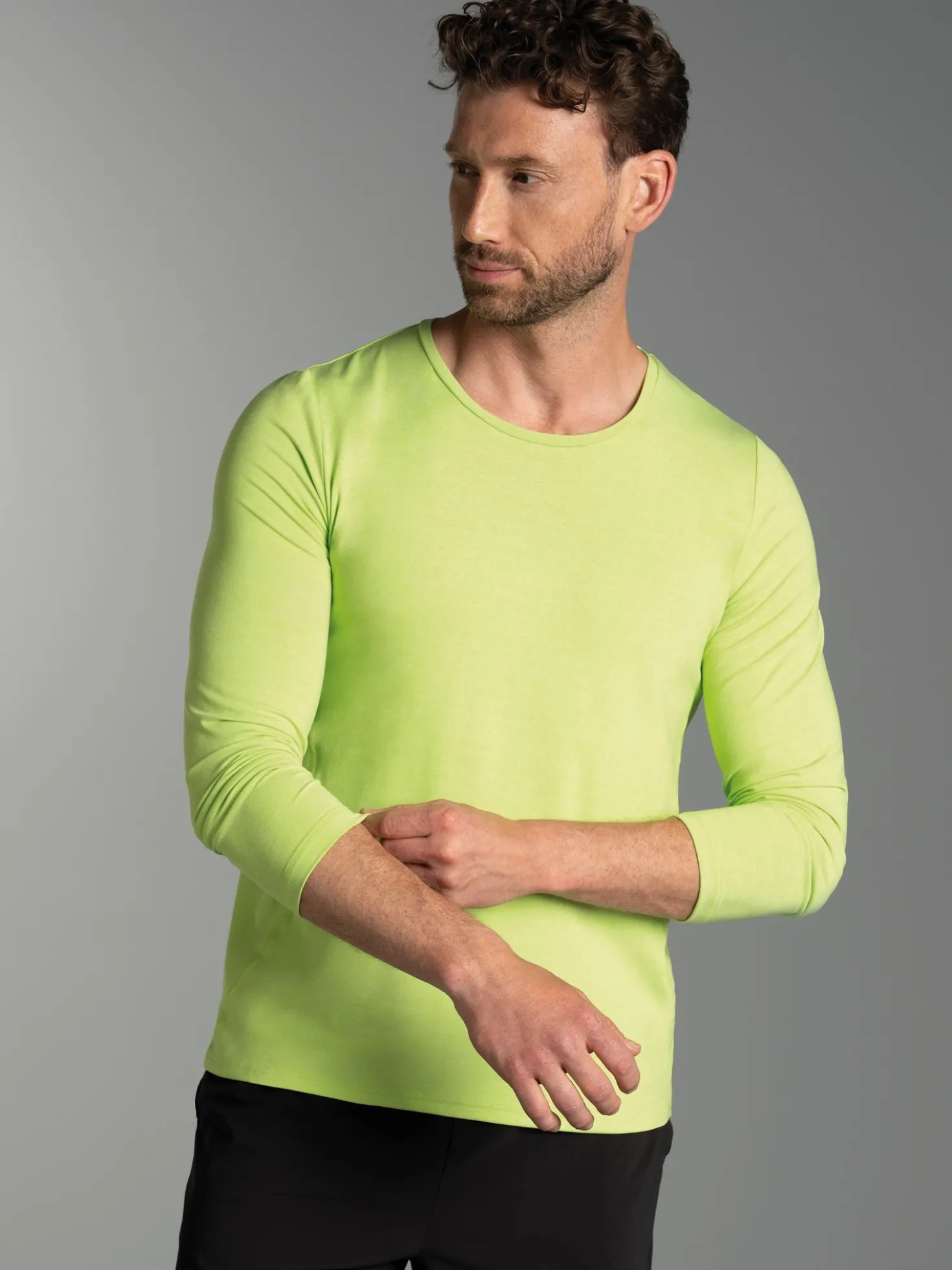 Sport-Shirt aus Microfaser Lemon