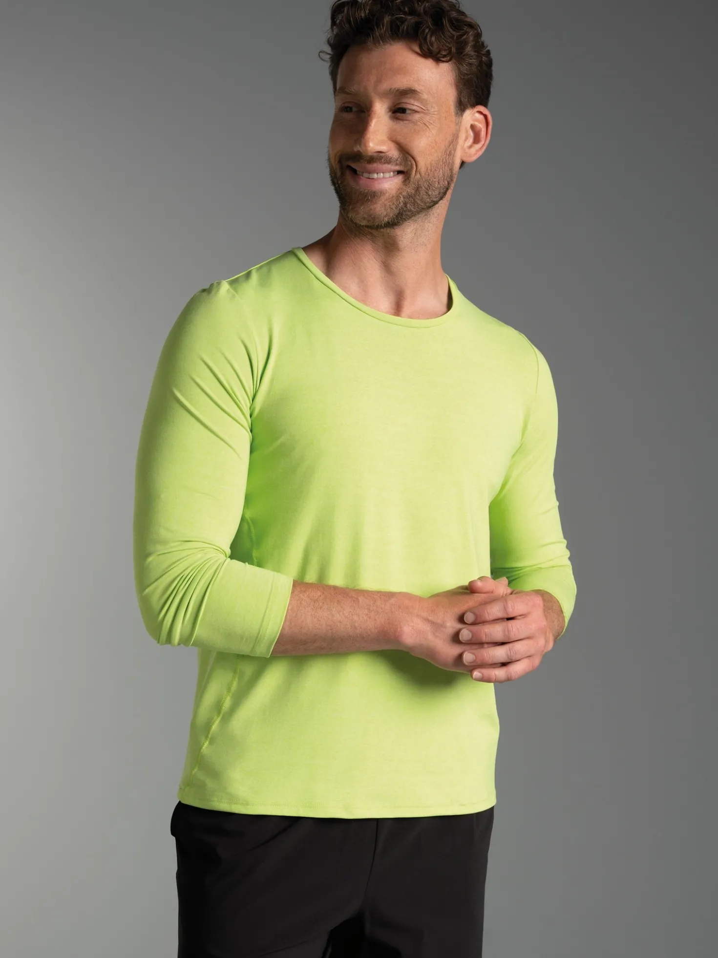 Sport-Shirt aus Microfaser Lemon