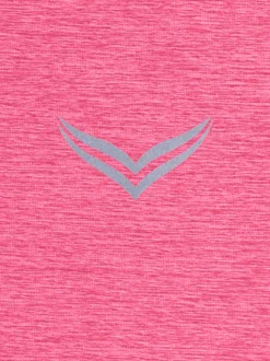 Sportshirt in Melange-Optik Flamingo