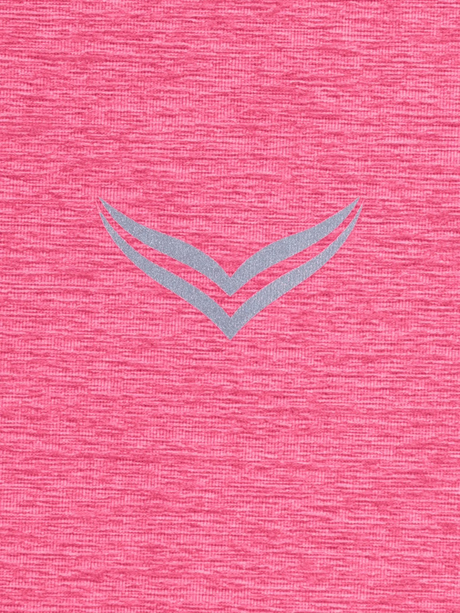Sportshirt in Melange-Optik Flamingo