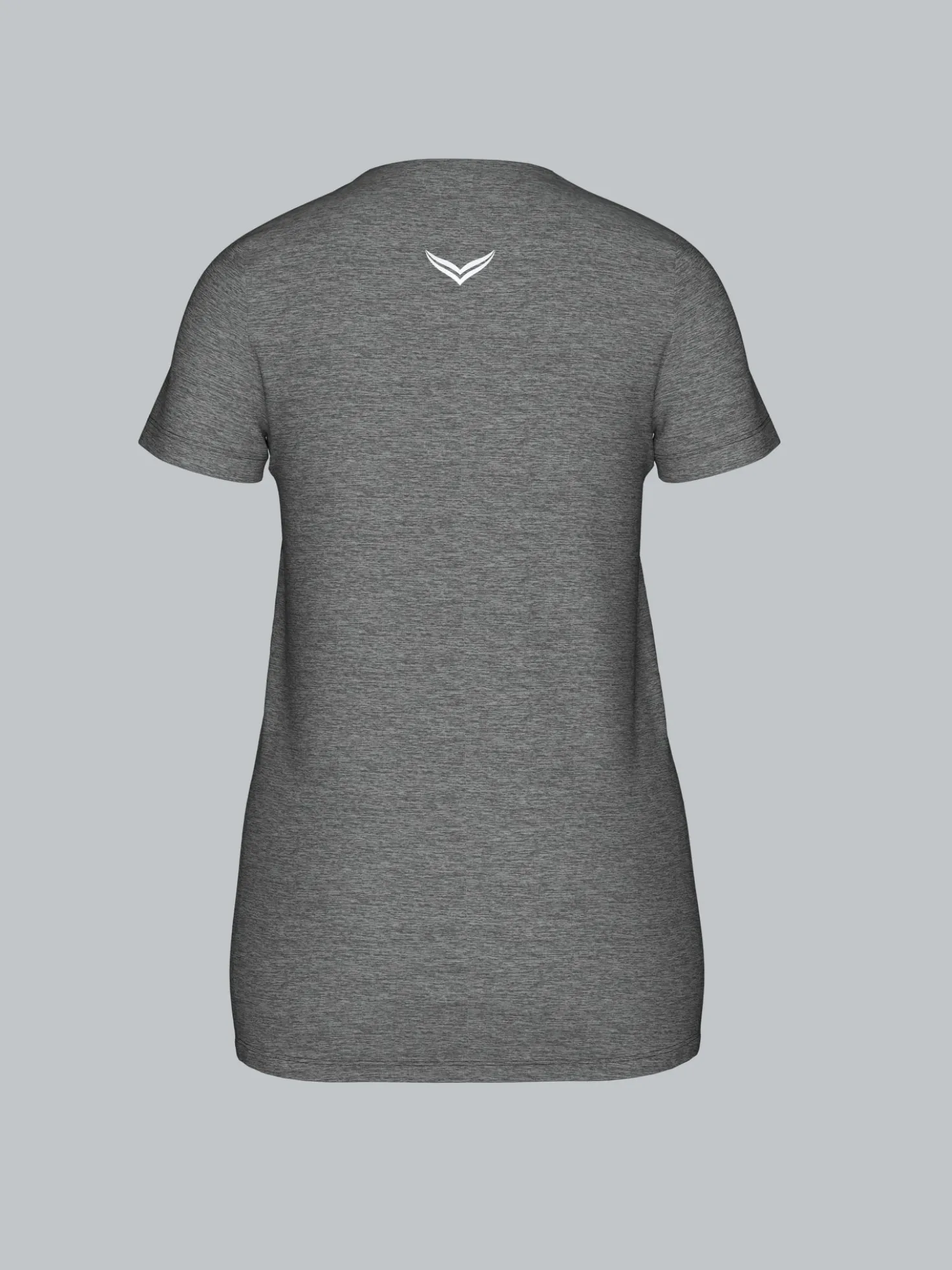 Sportshirt in Melange-Optik Schwarz/bunt
