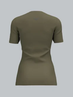 Sport-Shirt mit reflektierender Schwinge Khaki