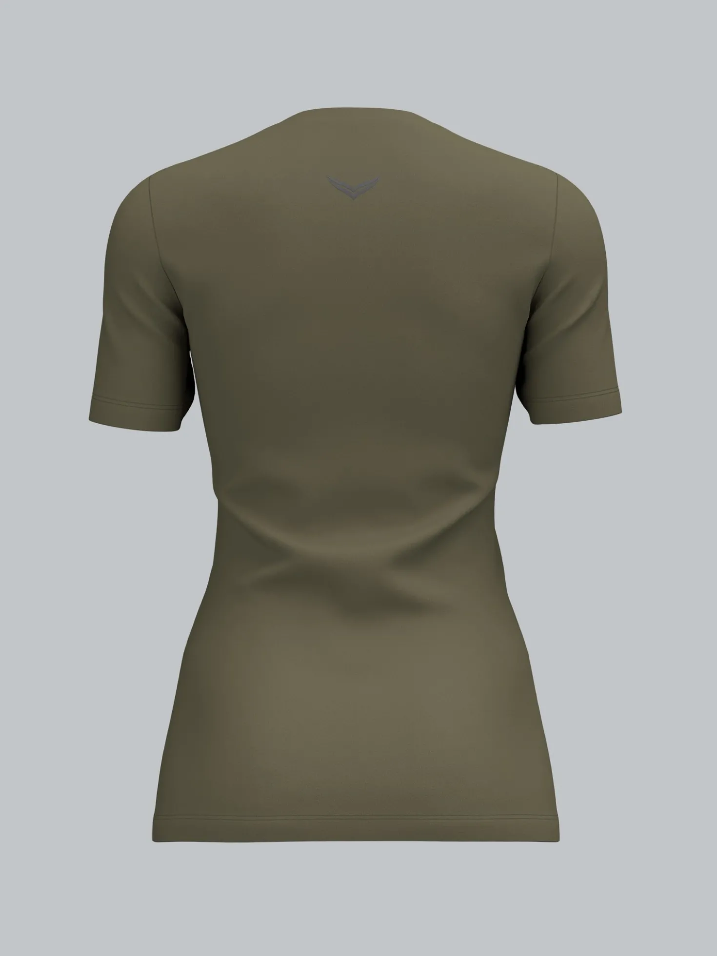 Sport-Shirt mit reflektierender Schwinge Khaki