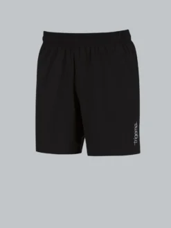 Sport-Shorts mit Innenslip aus Netz Schwarz