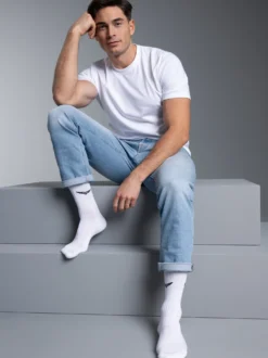 Sportsocken im Doppelpack Weiss