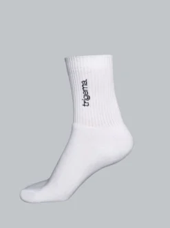 Sportsocken mit trigema Schriftzug Weiss