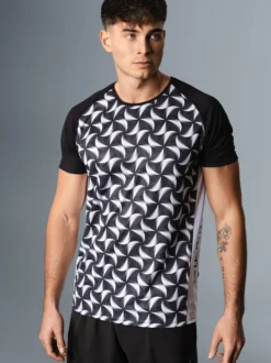 Sport T-Shirt aus atmungsaktivem COOLMAX®-MaterialSchwarz