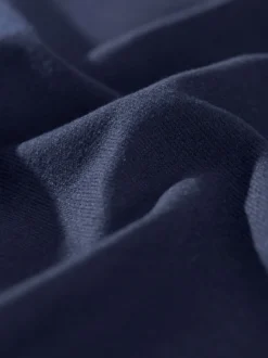 Stoffcoupon in Sweat-Qualität Navy
