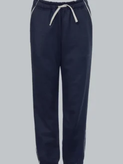 Sweathose mit Paspel Navy