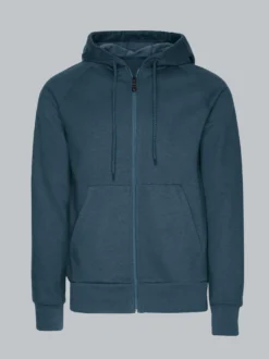 Sweatjacke mit Kapuze Jeans-melange