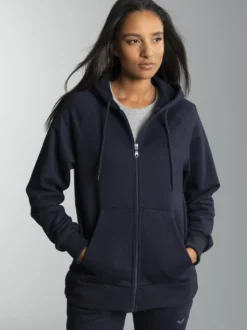 Sweatjacke mit Kapuze Navy
