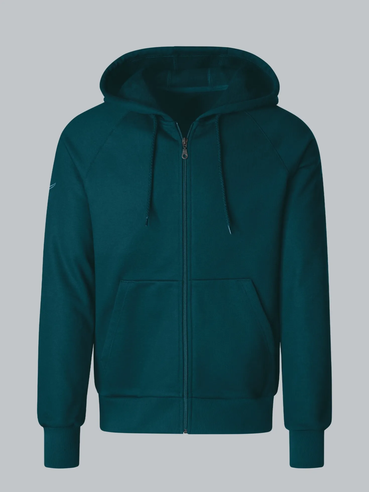 Sweatjacke mit Kapuze Saphir