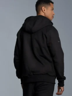 Sweatjacke mit Kapuze Schwarz