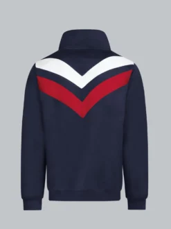 Sweatjacke mit praktischen Taschen Navy