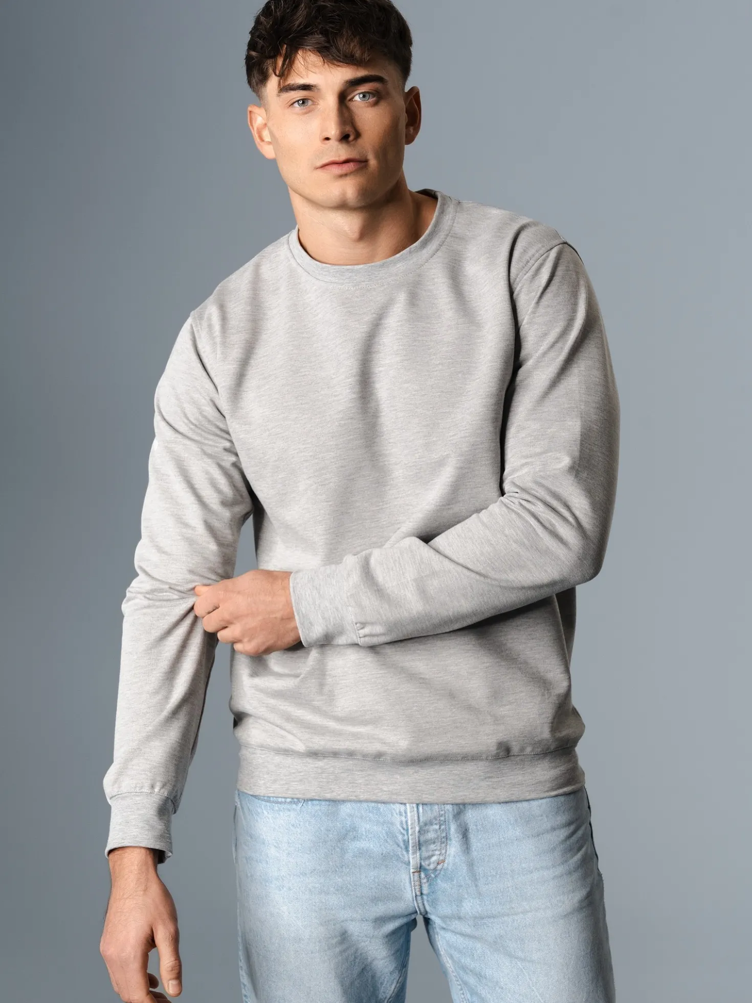 Sweatshirt Grau-melange