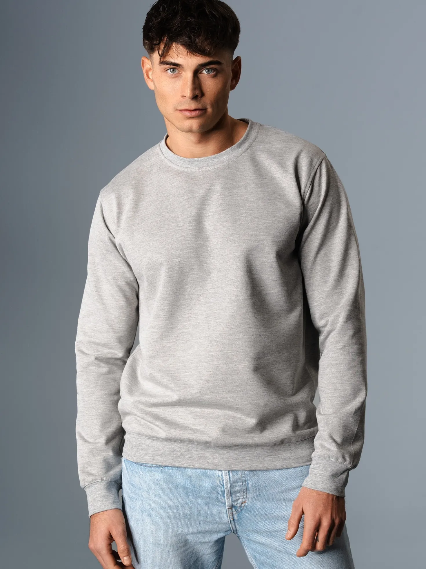 Sweatshirt Grau-melange
