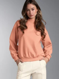 Sweatshirt im modischen Oversize-Look Puder