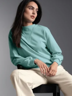 Sweatshirt im modischen Oversize-Look Gletscher