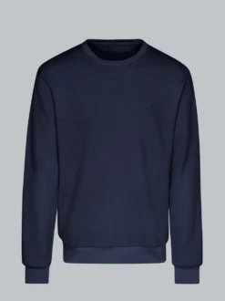 Sweatshirt in Waffeloptik Navy
