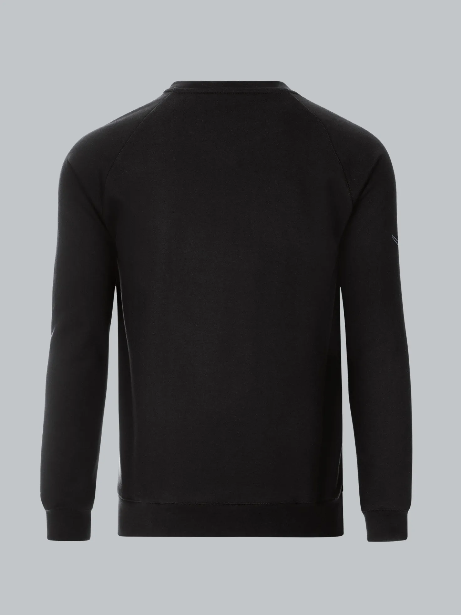 Sweatshirt mit angerauter Innenseite Schwarz