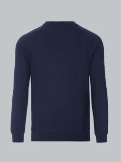 Sweatshirt mit angerauter Innenseite Navy