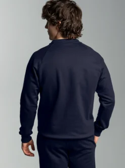 Sweatshirt mit angerauter Innenseite Navy