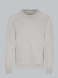 Sweatshirt mit angerauter Innenseite Grau-melange