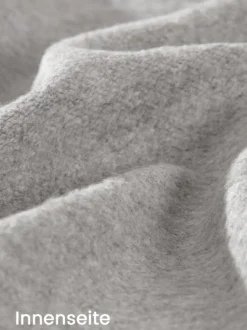Sweatshirt mit angerauter Innenseite Grau-melange