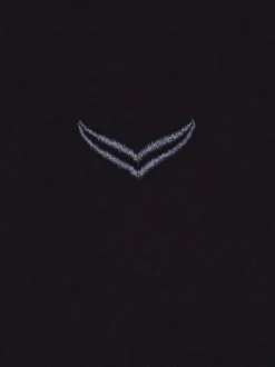 Sweatshirt mit Reißverschluss Schwarz