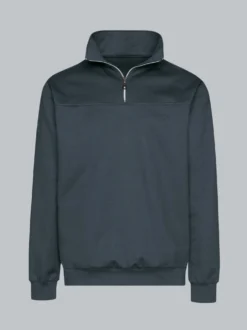 Sweatshirt mit Reißverschluss Anthrazit